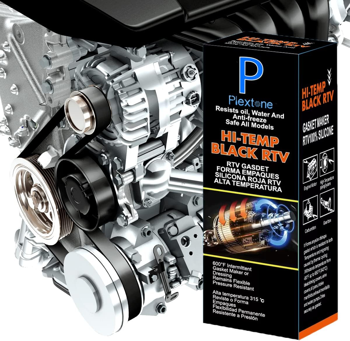 Motor Service Gasket Seal - High Temperature Resistant Silicone from -80 °C to 600 °C