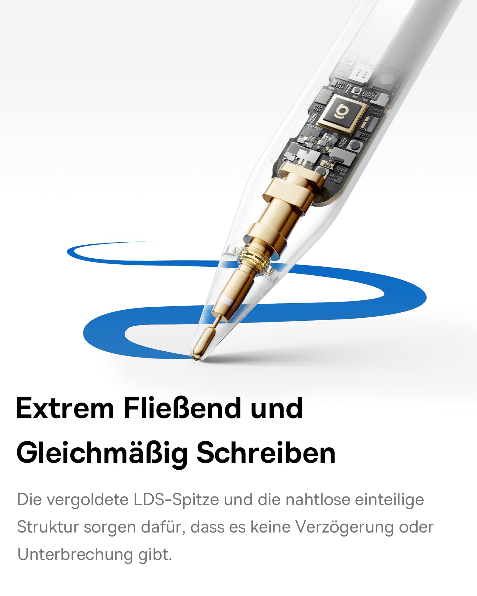 Baseus Stift für iPad 2018-2025, 17H Akkulaufzeit, Palm Rejection