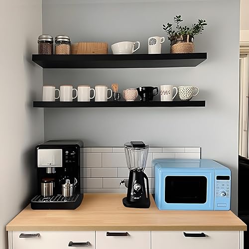 Miniatura 190 de Kaboon Mesa universal de 45.67 x 23.62 pulgadas, escritorio sólido de una pieza, encimera de melamina reversible, escritorios dobles, escritorio en