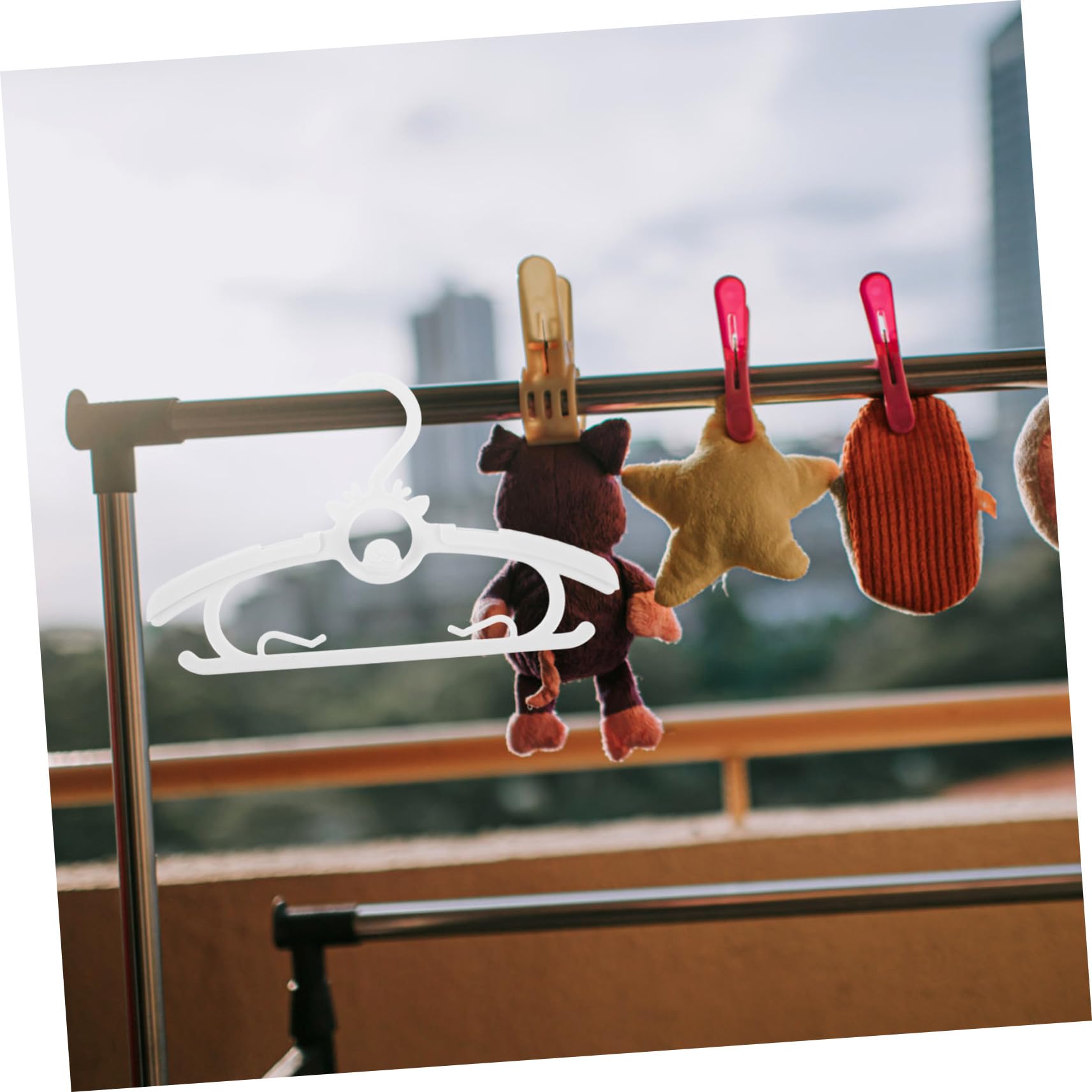30 Piezas Perchas Infantiles Ajustables para Niña Colgadores de Plástico Antideslizantes y Extensibles para Ropa de Recién Nacido y Organizador Compacto para Armario de