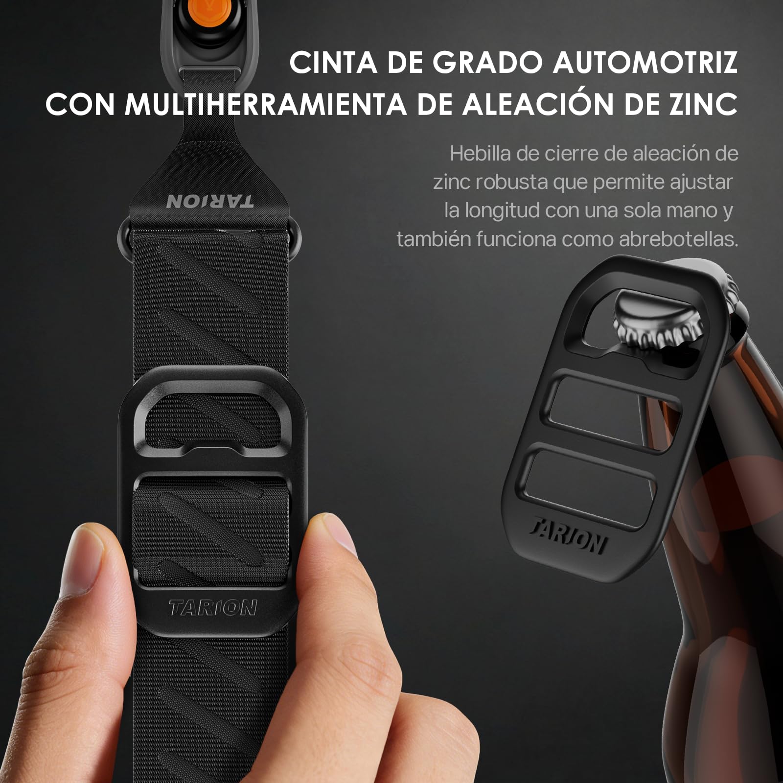 TARION Correa para Cámara de Liberación Rápida: Correa Magnética de Cuello y Hombro para DSLR - Longitud ajustable 83-141cm - Carga de 50 kg con anclajes de seguridad de cable Dyneema - Magislide