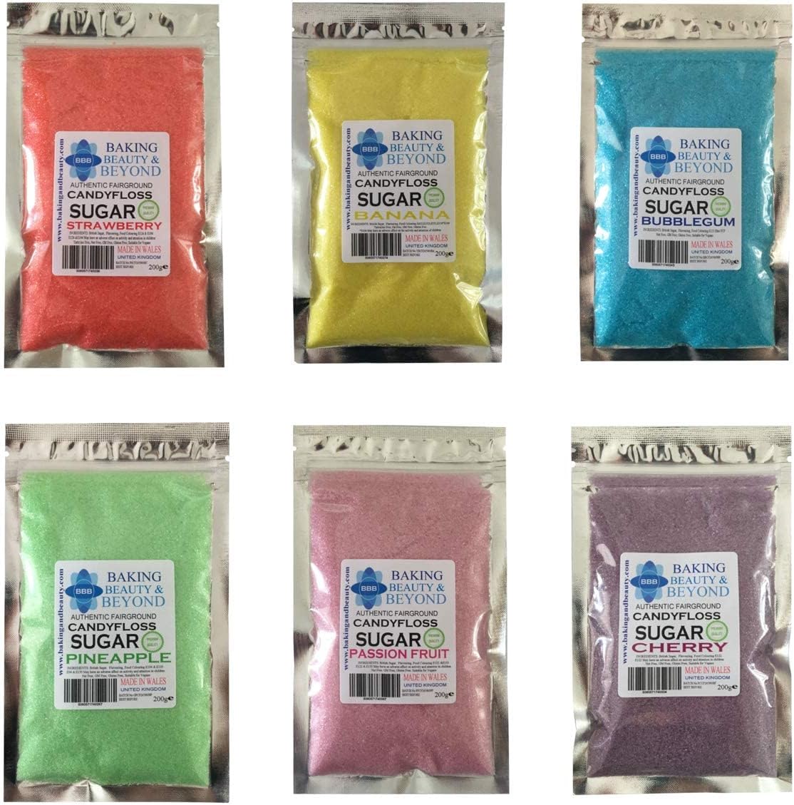 Baking, Beauty & Beyond Premium Floss Sugar for Cotton Candy Cotton
