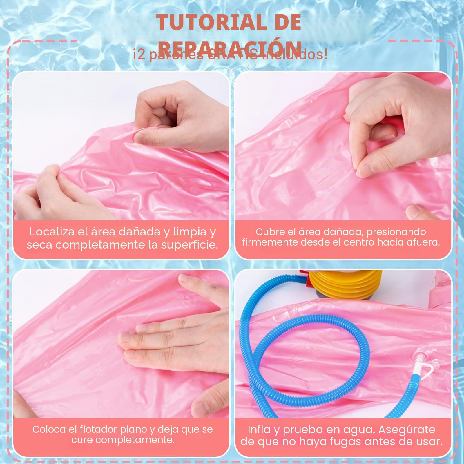 Ninonly Flotador Bebe Anillo de Natación Inflable Asiento con Bomba de Aire,2Parches de Reparación para Niños de 12 a 36 Meses Baño y Entrenamiento de Natación,Piscina,Playa,Bañera (Rosa Cangrejo)