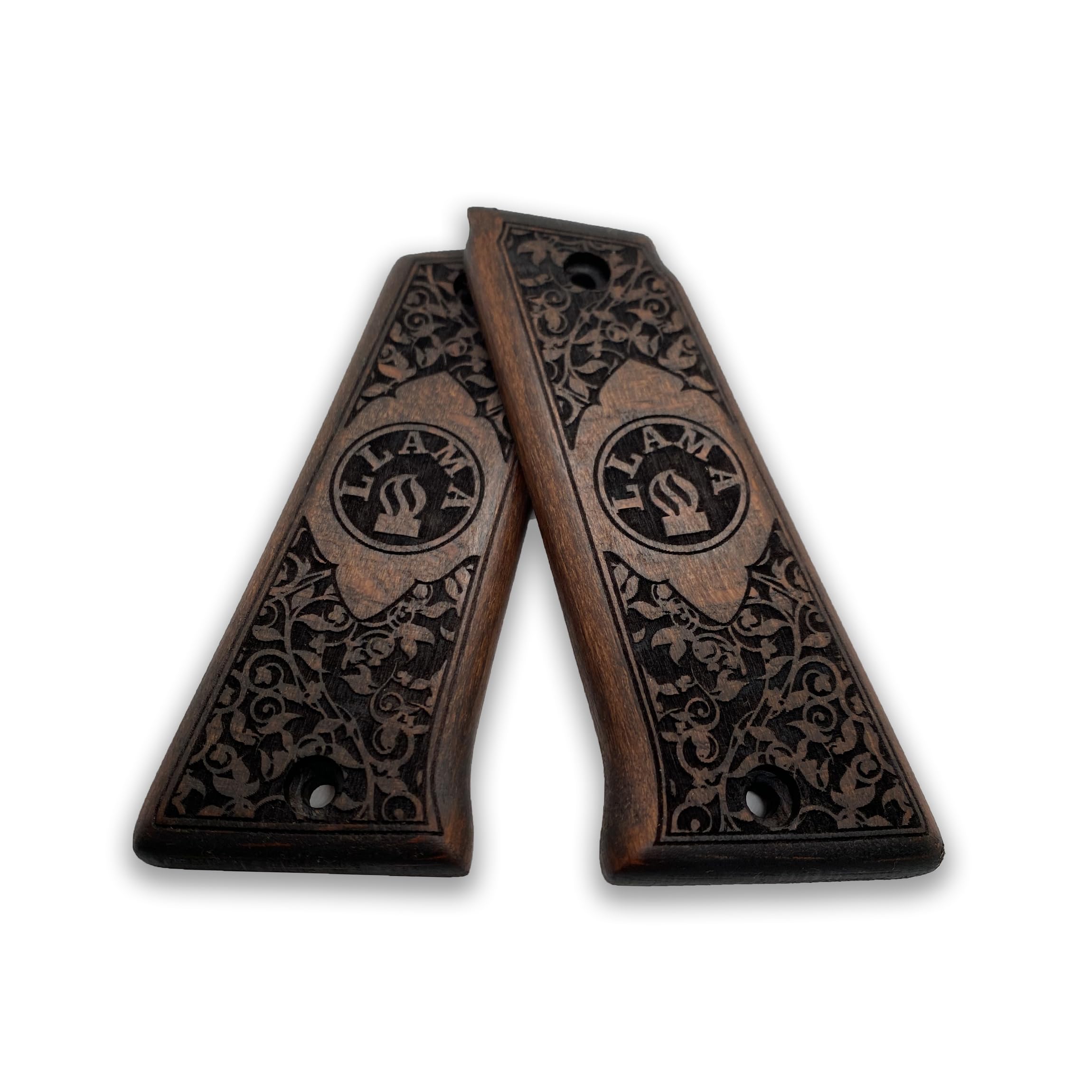 Victorious Llama 1911 45 Acp/9mm. Pistol Grip Handmade from Walnut