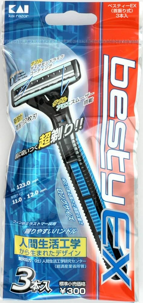 M's one ベスティーEX 3本入 貝印 besty ベスティ EX3 002694 1パック（3本入） - アスクル