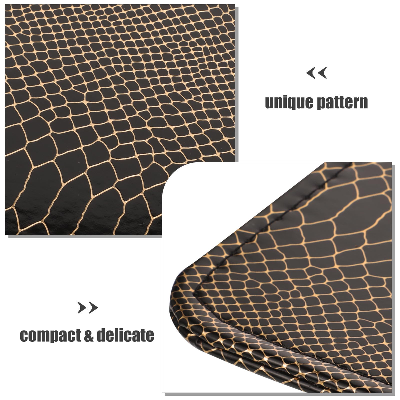 Gatuida Reposamanos para Uñas con Diseño de Textura de Serpiente, Almohada de Manicura Antideslizante y Cómoda para Uso Profesional en Salón
