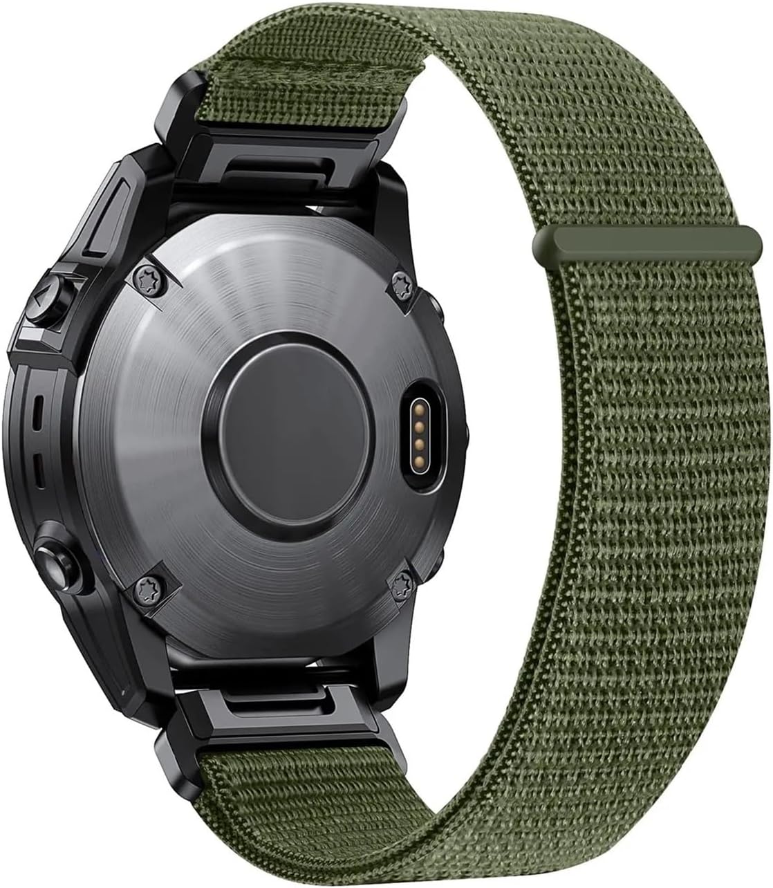 1pcs 20mm 22mm 26mm Nylon Strap for 8/E 7 7X 6 6X Pro 5 5X Epix 2 51mm 47mm Fenix 7S 6S 5S Instinct 3 2X 2S Band(Green,22mm)