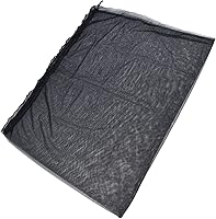 Vista 5 de Fydun 4.9X3.3Ft Garden Plant Cover Pull Out Reusable Plant Mesh Bag for Fruit Trees Black Wide Range of Uses (Black)