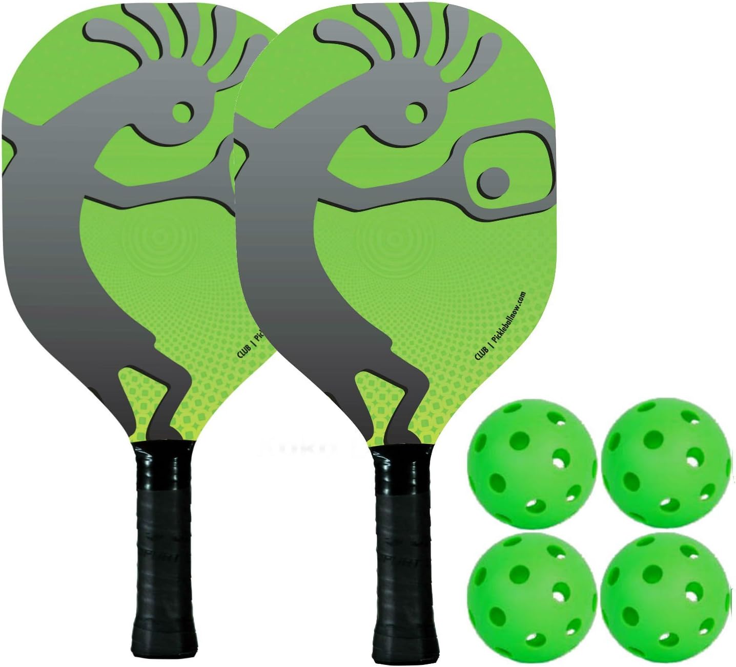 Koko Dom Pickleball Bundle - 2 Paddles and 4 Balls