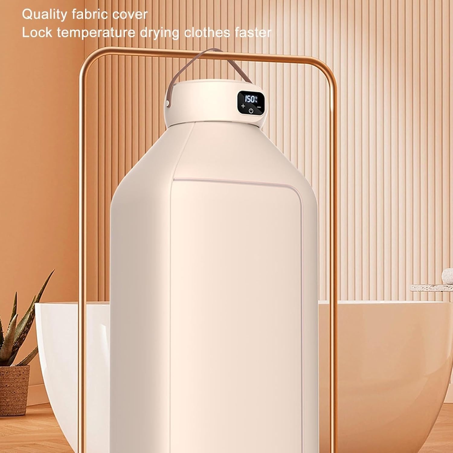 Portable Clothes Dryer Mini Compact Dryers Small Quiet Fast-Drying Machine with Timer Setup Clothes Dryers