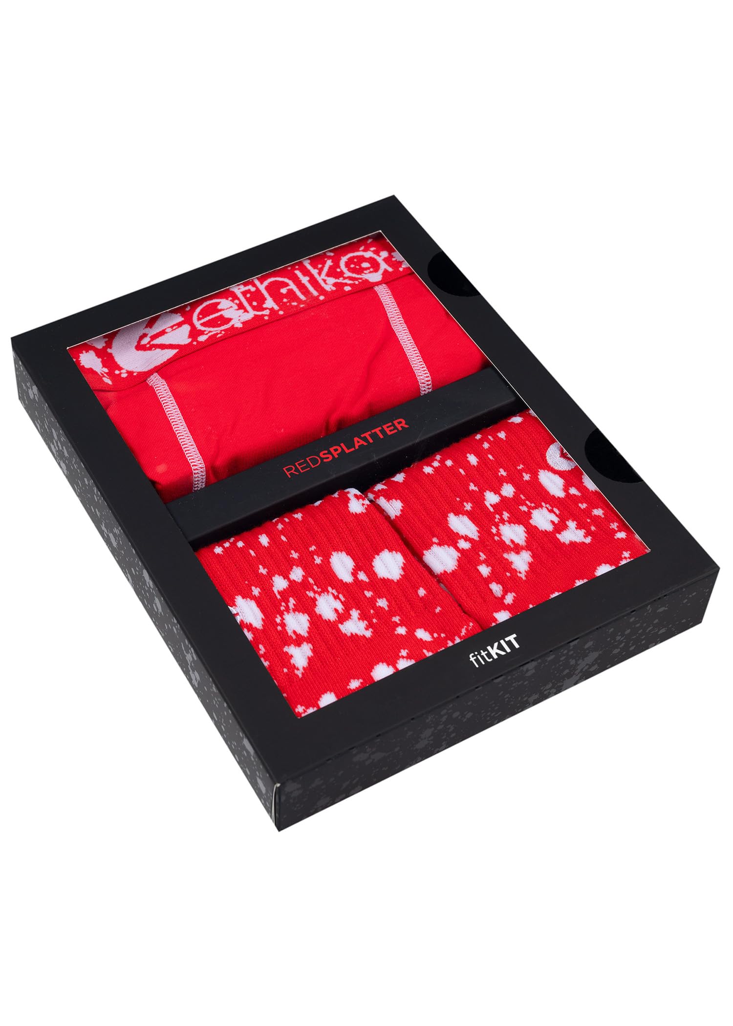 Ethika Herren-Boxershorts, Rot