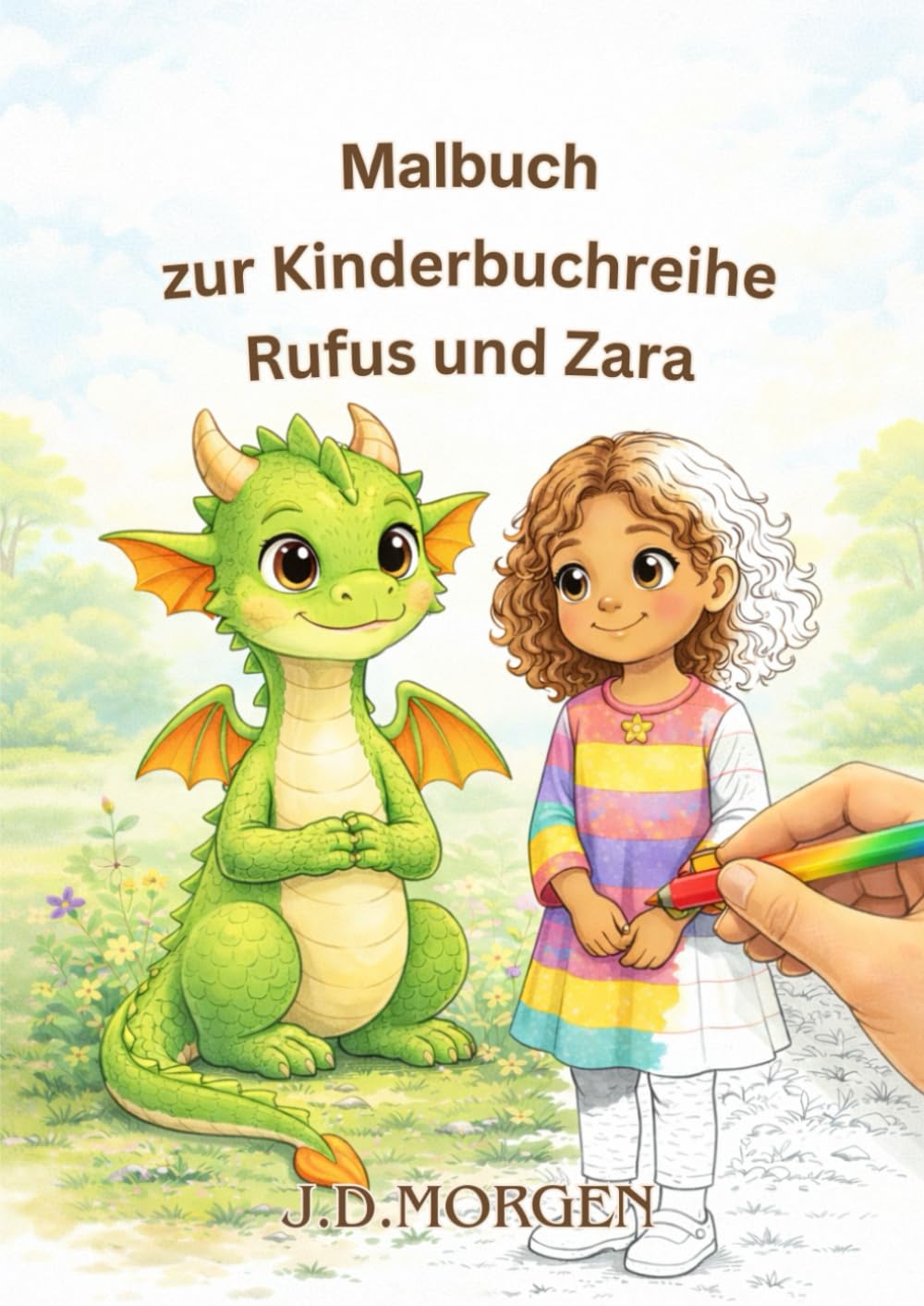 Malbuch zur Kinderbuchreihe: Rufus und Zara (Rufus und Zaras Abenteuer – Geschichten zum Lernen und Wachsen)