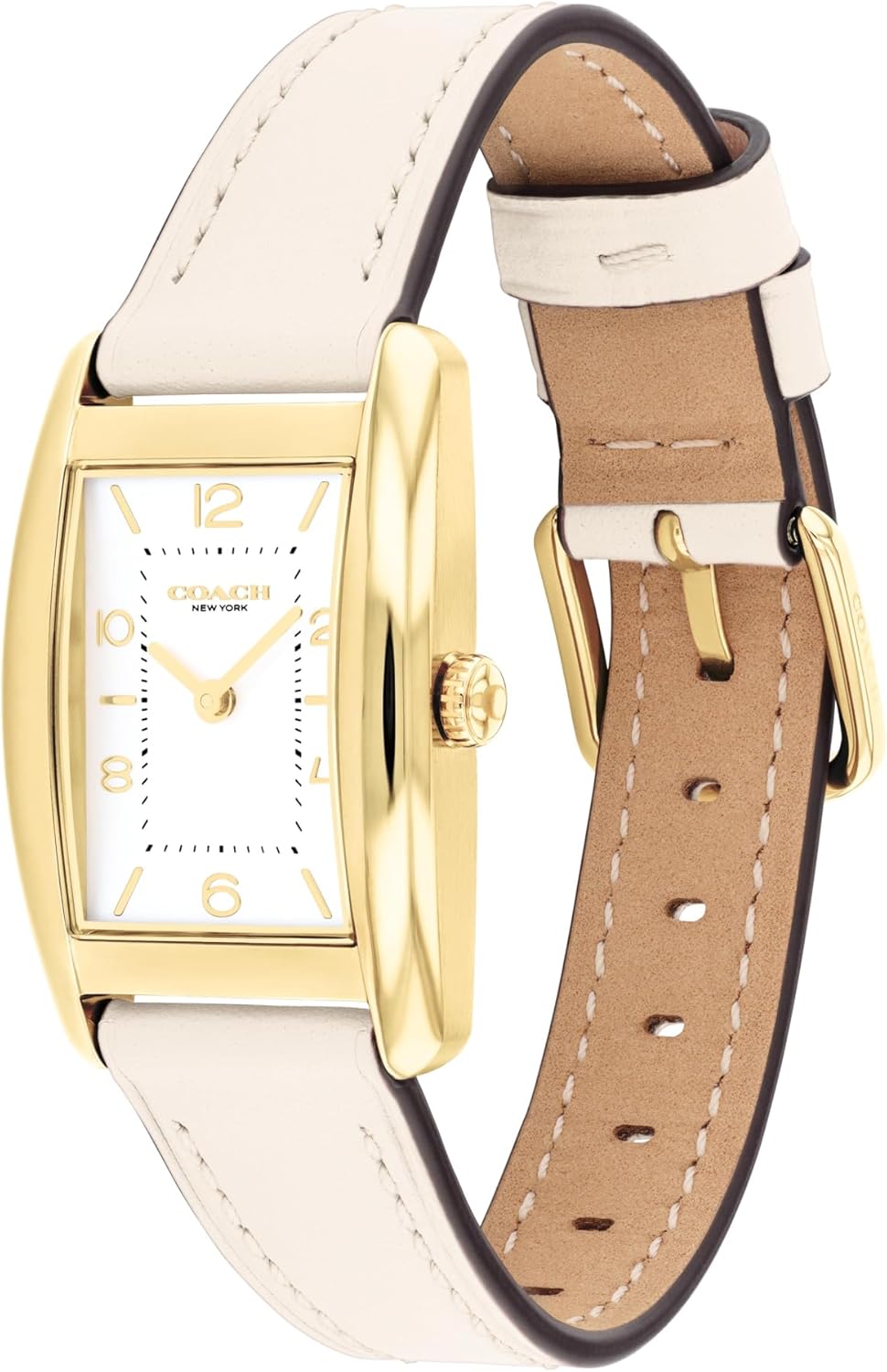 Coach Reese Women's Watch - 2H Quartz Tank Watch with Genuine Leather Strap - Water Resistant 3 ATM/30 Meters - Premium Fashion Timepiece for Everyday Style - 24mm - Image 2