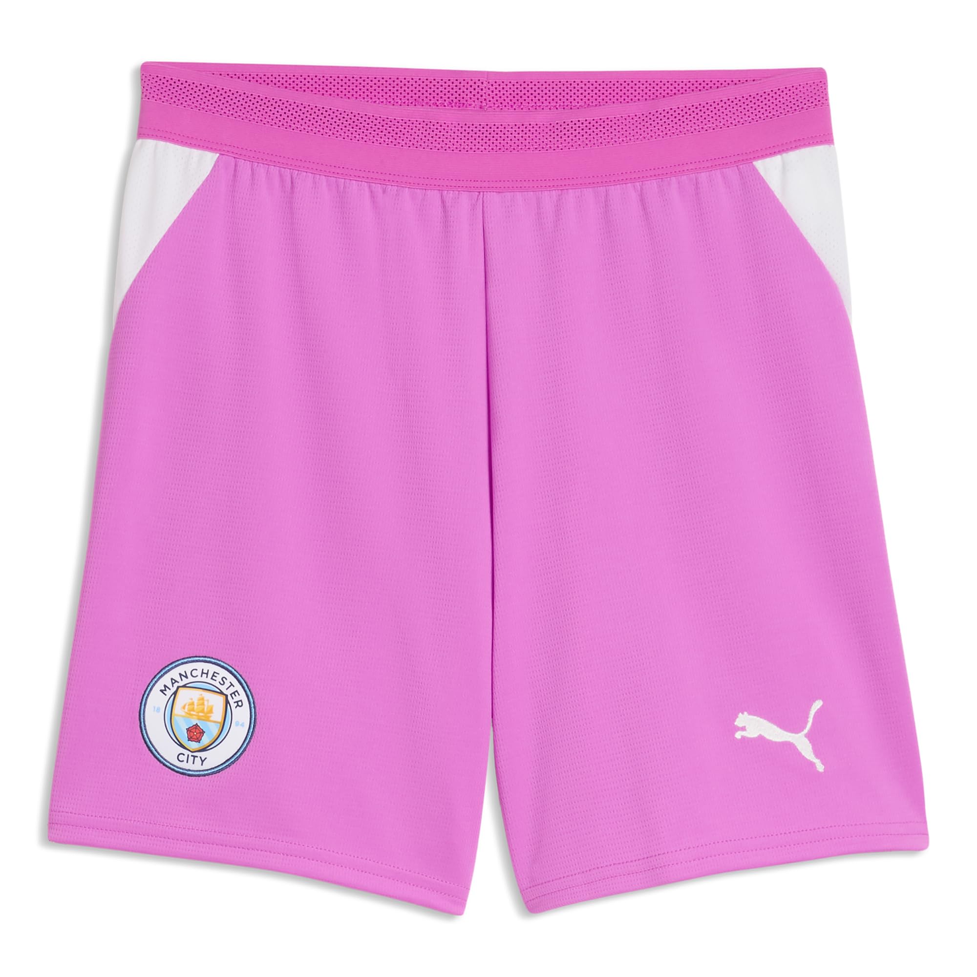 PUMA Kids Manchester City 2026/27 Goalkeeper Shorts - Pink - 15/16 Years