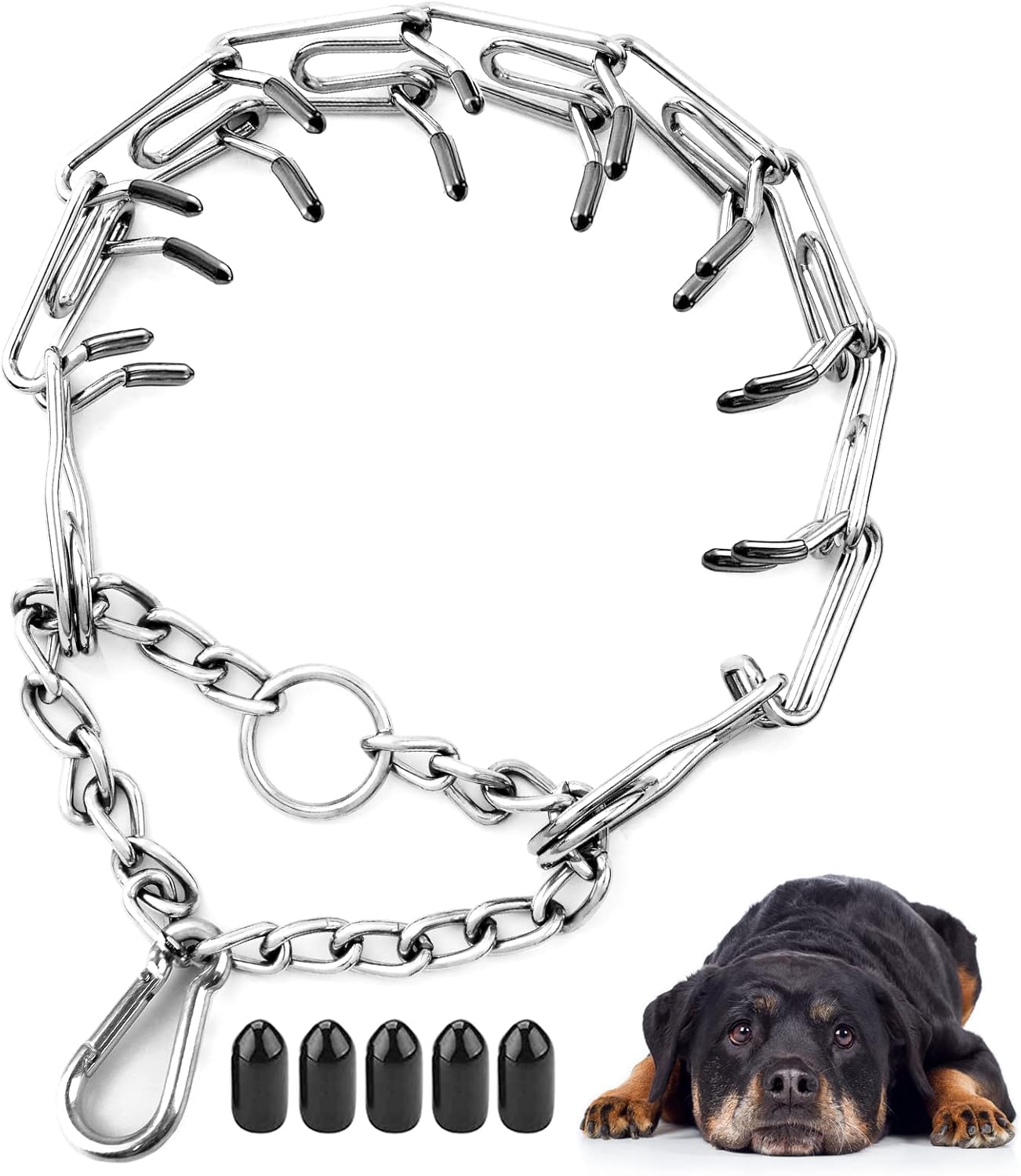 Prong Collar for Large Dogs, Dog Pinch Collar Stainless