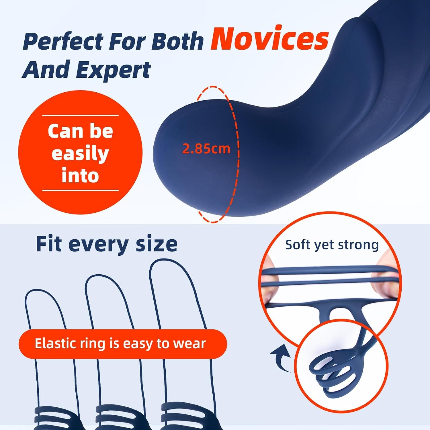 Prostate Massager Men Sex Toy - Male Masturbator Vibrating Butt Plug Anal Plug Vibrators with 2 Penis Ring 12 Vibrating Modes & Remote Control Cock Ring Dildo Anal Toy Adult Sex Toys for Men Couples