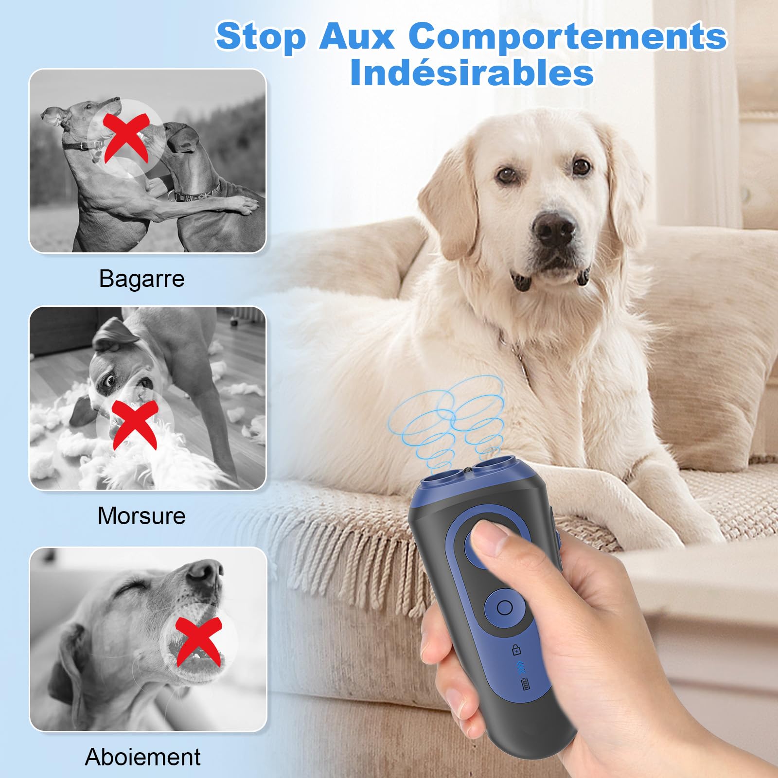 Anti Aboiement Chien, Ultrason Puissant