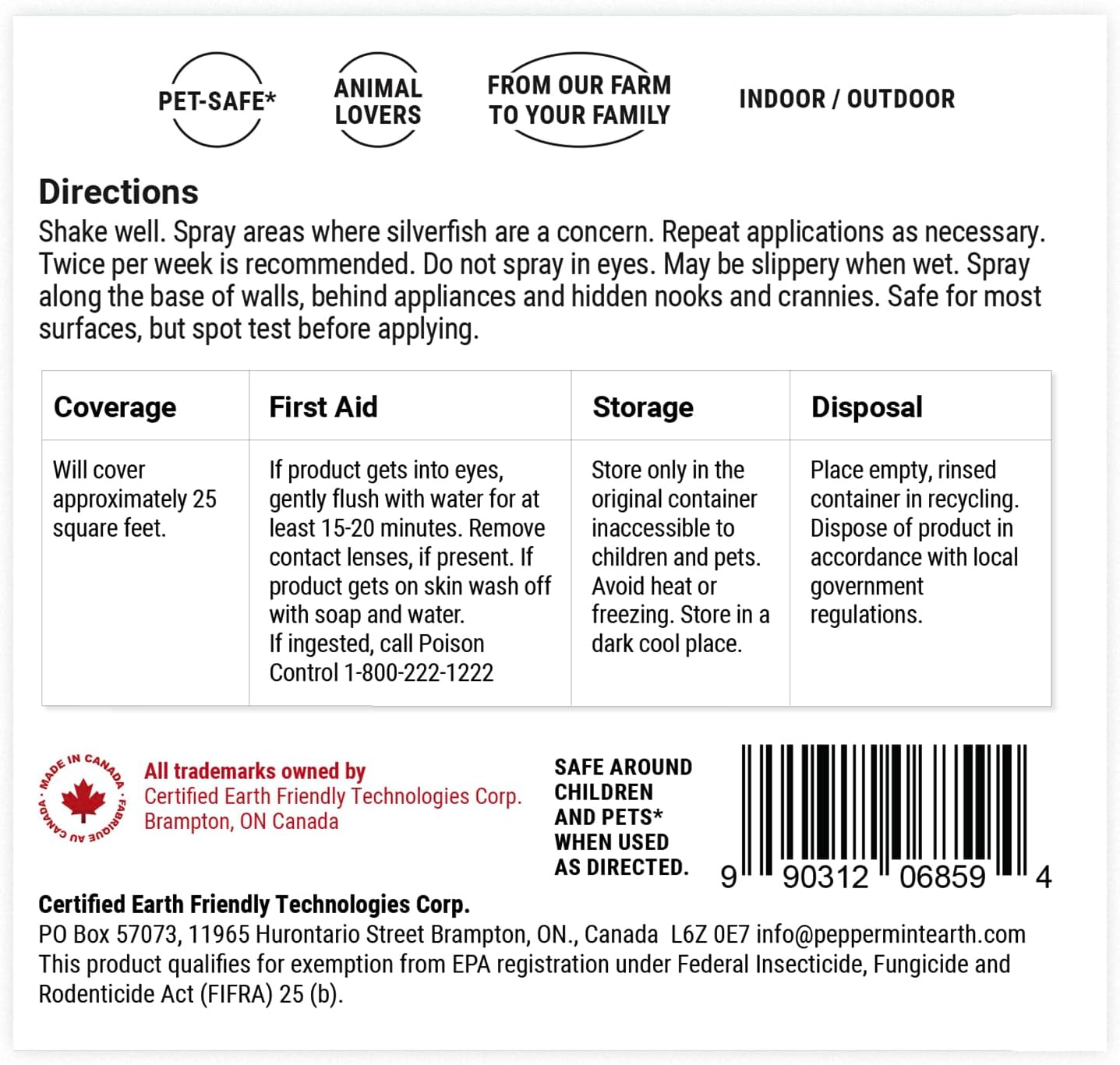 Peppermint Oil Silverfish 8 Oz - Image 3