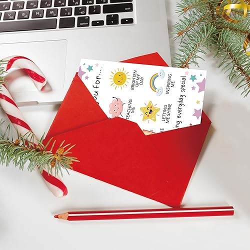 Miniatura 4 de YiKaLus Linda Tarjeta de Agradecimiento para Maestros, Excelentes Regalos de Agradecimiento para Maestros para Hombres y Mujeres, Tarjeta de