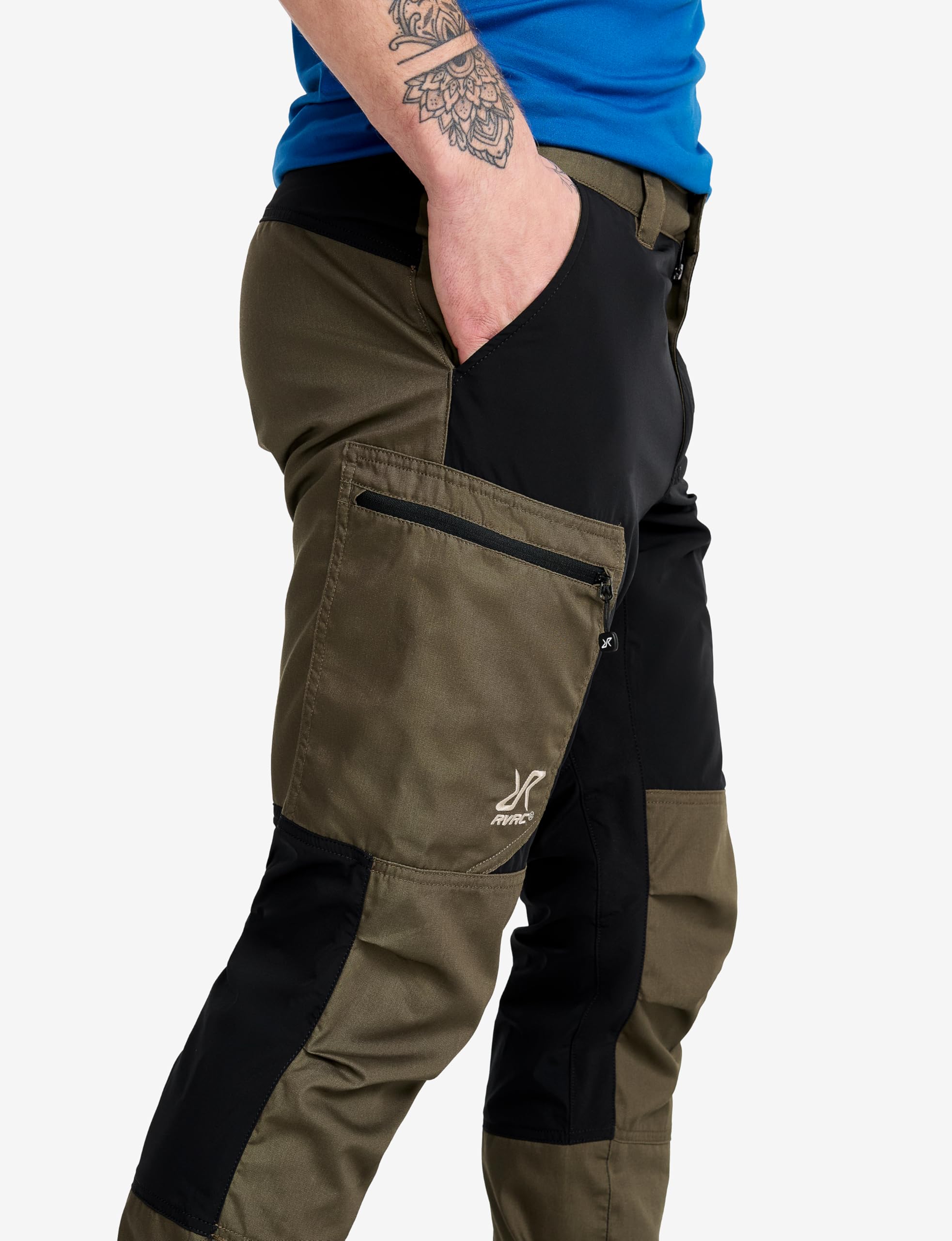 RevolutionRace Rambler Lightweight Pants da Uomo, Pantaloni da Trekking Resistenti e Leggeri