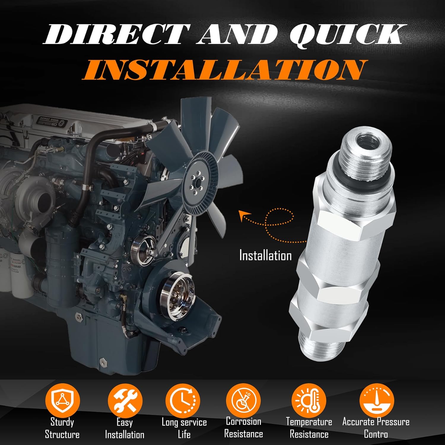 23535129 Fuel Check Valve Regulator Compatible With Detroit Diesel Series 60 14l Engines