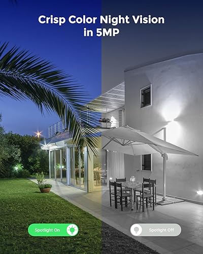 Miniatura 6 de REOLINK Argus Eco Pro, cámara de seguridad solar, cámara inalámbrica para exteriores, panel solar ajustable, resolución de 5MP 2K+, visión nocturna