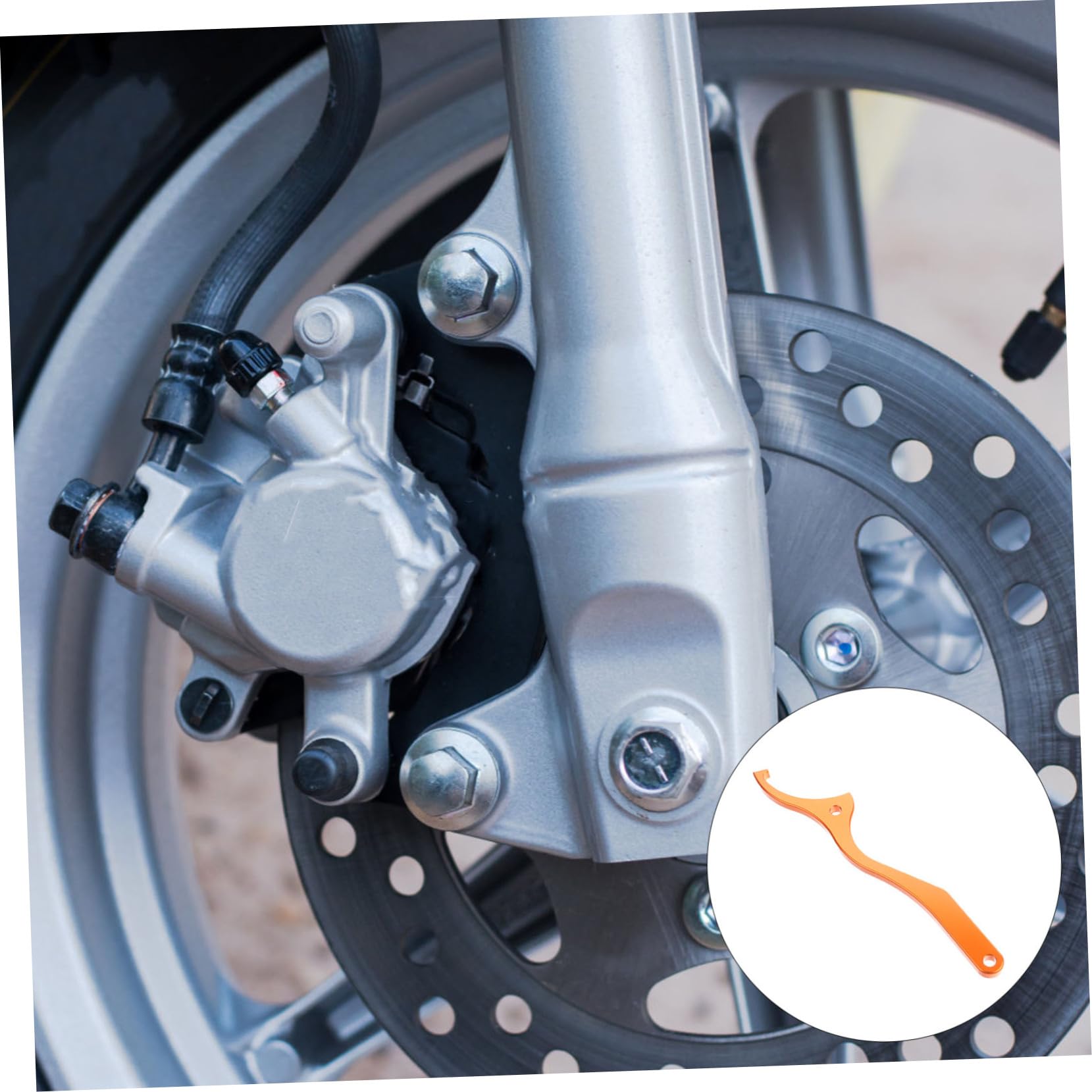 HAPINARY Coil Over Wrench Set Spanner c Pin Spanner Hook Wrench for Motorcycle Sag Tool