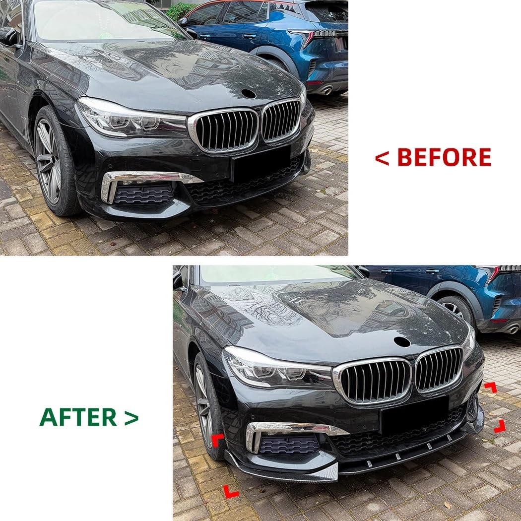 przedniego zderzaka Pasuje do BMW serii 7 G11 G12 M Sport 2016-2018 dokładka przedniego zderzaka przedni zderzak łopata dolna modyfikacja zestaw samochodowy