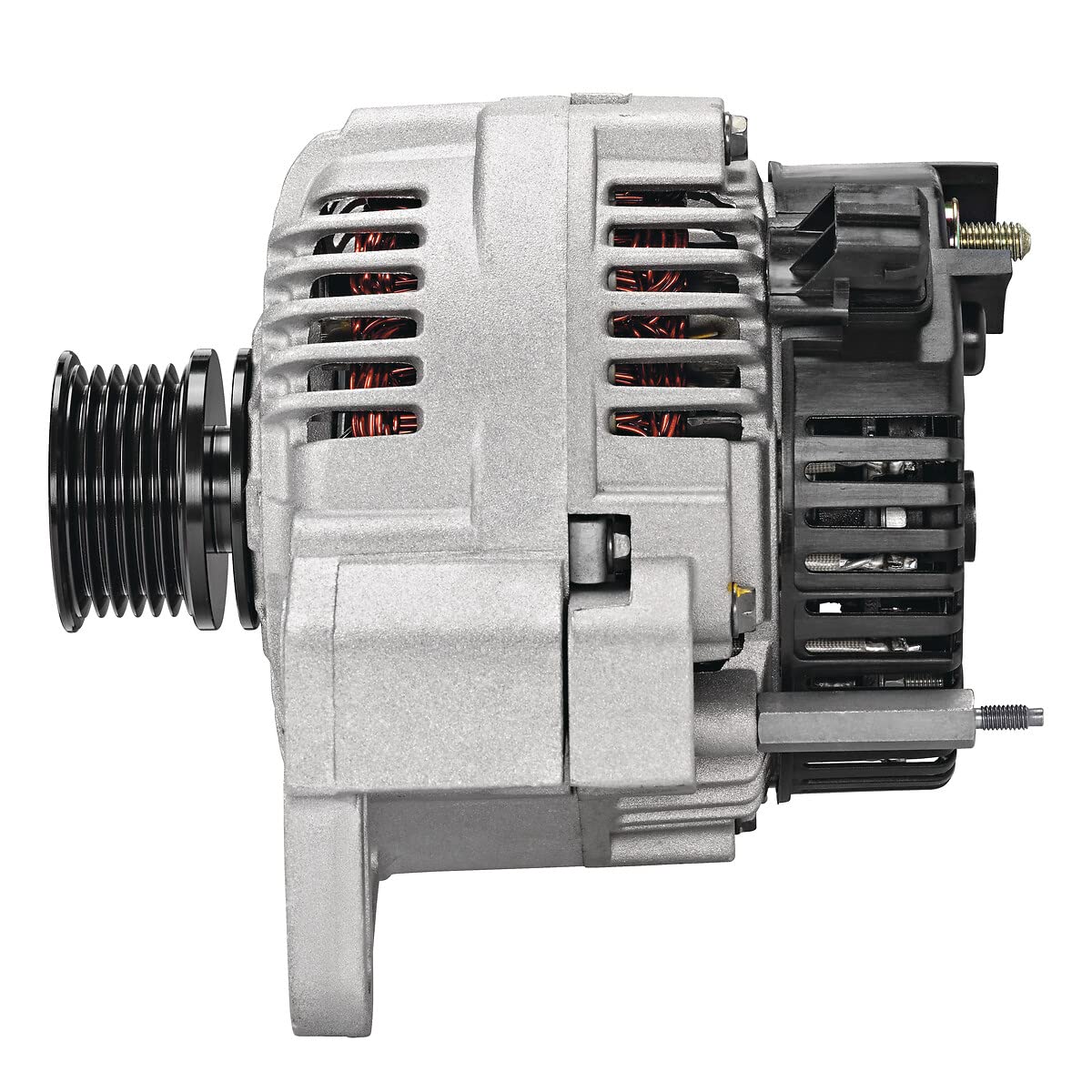 Alternatore VALEO 600242 - 90 Ampere 14V - Puleggia Fissa 62mm - 4 Alette - Rotazione Orologia - Ricambio Originale