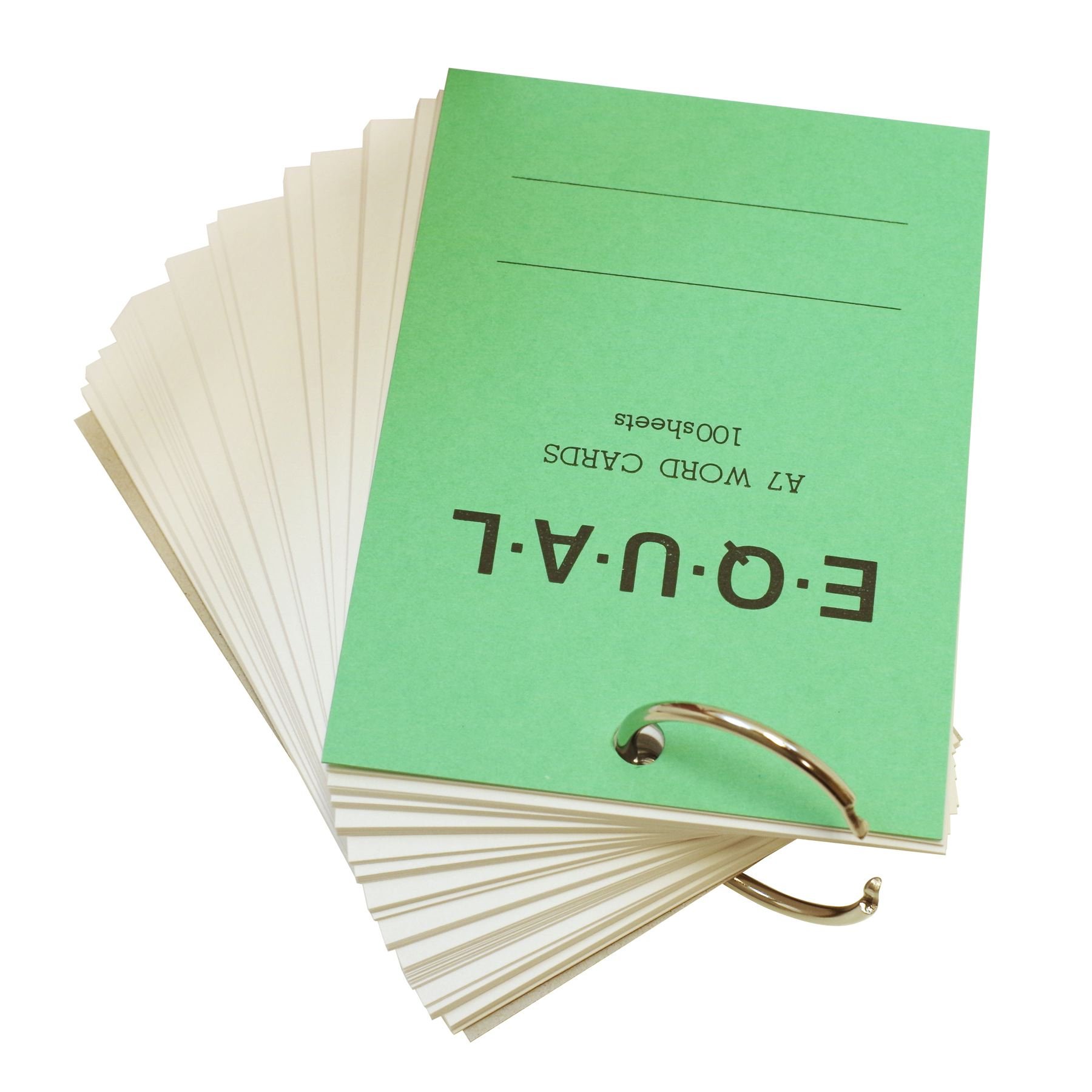 Amazon | ライフ イコール 単語カード A7サイズ 無地【青】 P320A