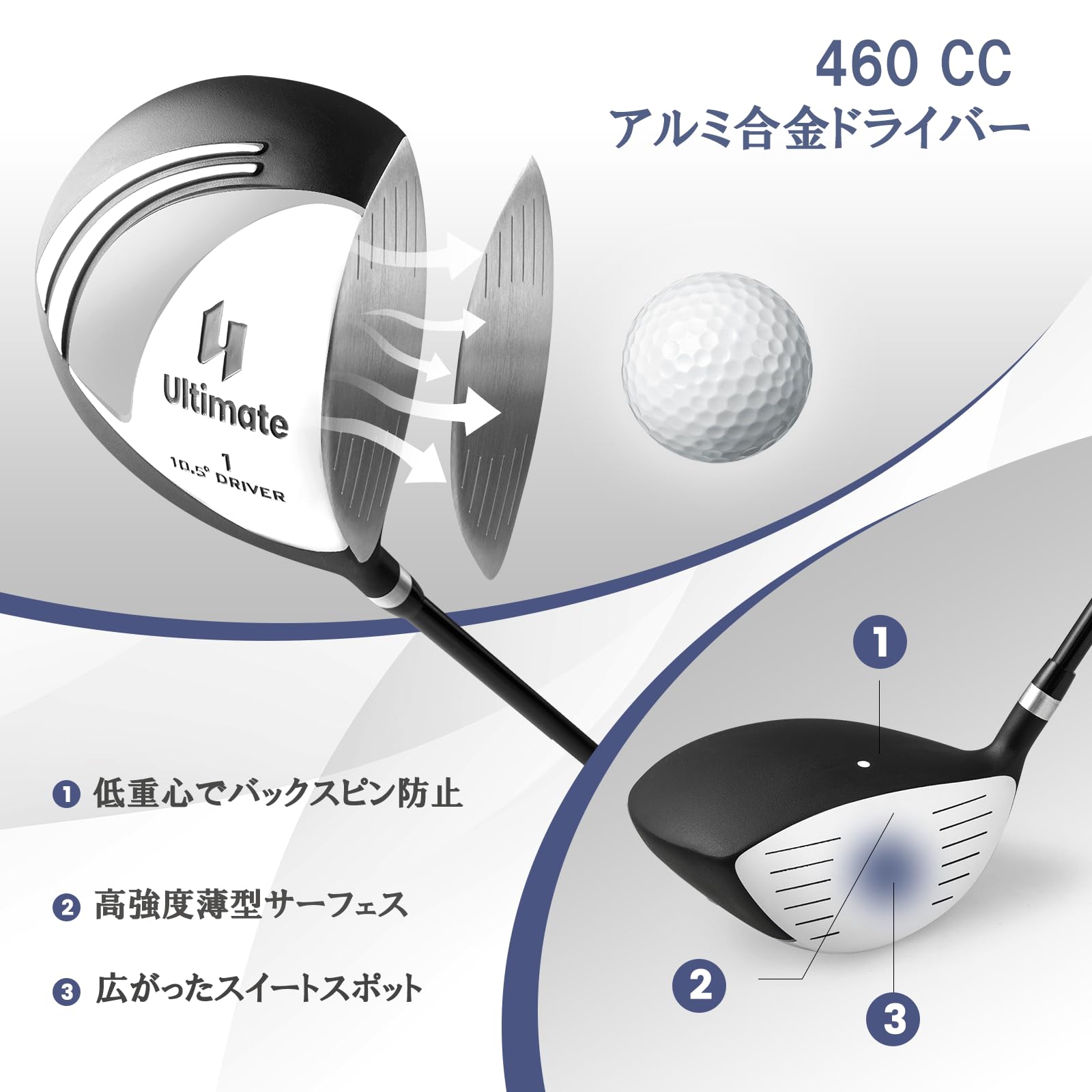 GEAR MAX メンズ ゴルフ クラブ 初心者 セット 9本セット Amazon.co.jp: GYMAX ゴルフ クラブのみセット 右利き用 クラブ9本 (1W