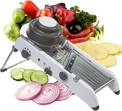Mandoline Slicer Manual Stainless Steel Blade Adjustable Vegetable Onion Potato Slicer Food Kitchen Tools by Vinipiak