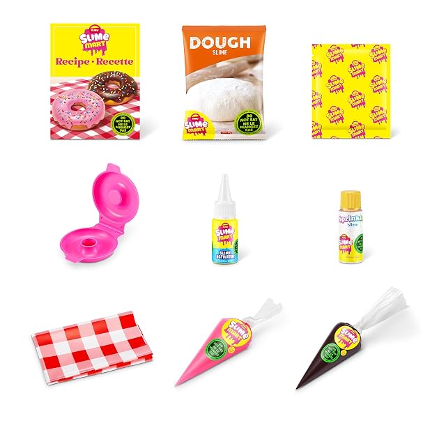 Foto 2 de 6 de Slime Mart Bolsa pequeña (Dount) de ZURU, Juguete de Compuesto de Baba, Manualidades para niños y Adultos, 2PK