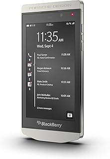 Blackberry Porsche Design P'9982 64gb Factory Unlocked in Silver/Dark Platinum P9982 Luxury Mobile Smart Phone Genuine (4g Lte 1800/2600/900/800) - International Version No Warranty