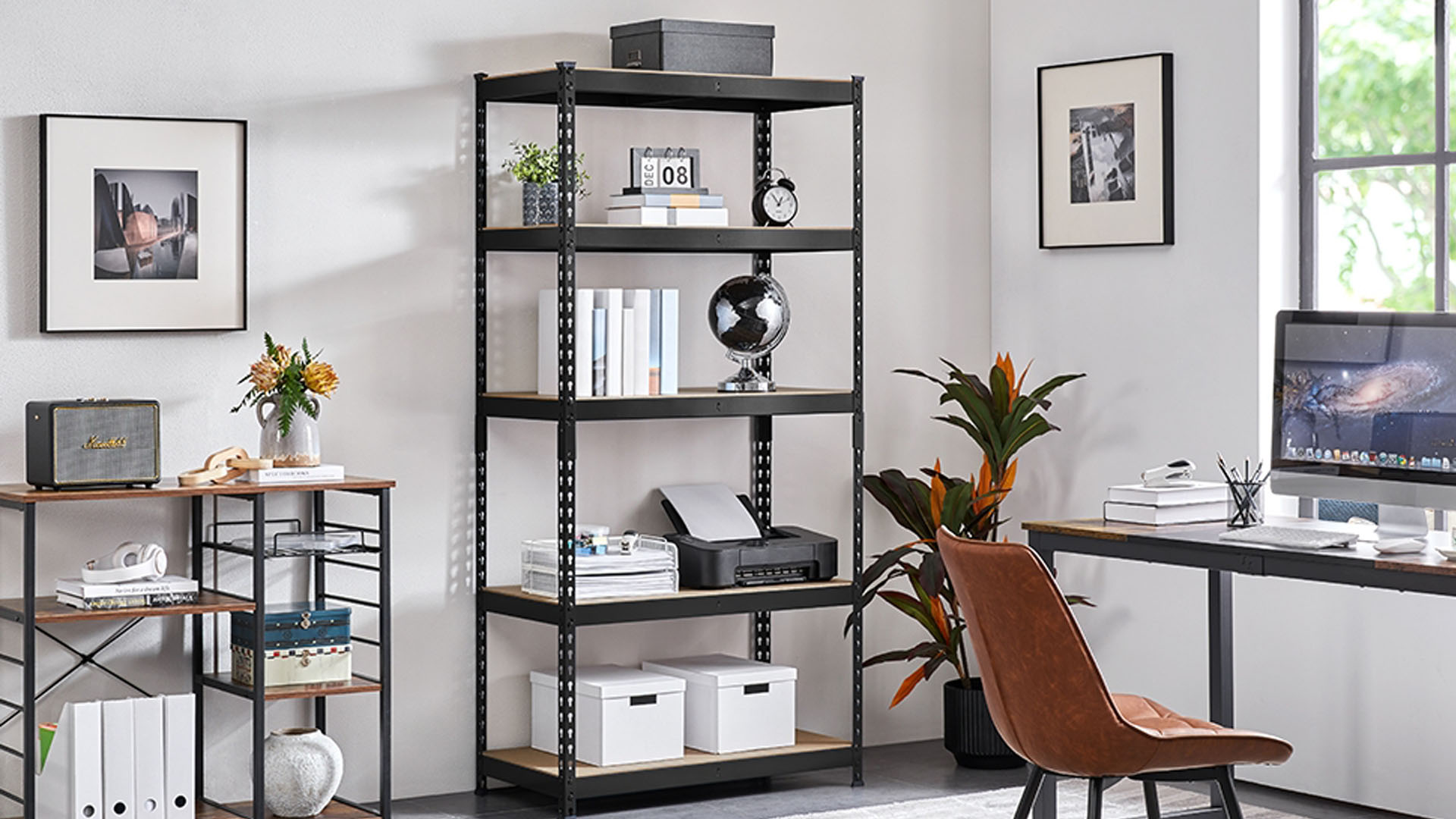 Amazon.com: Topeakmart 5-Tier Utility Shelves, Metal Storage