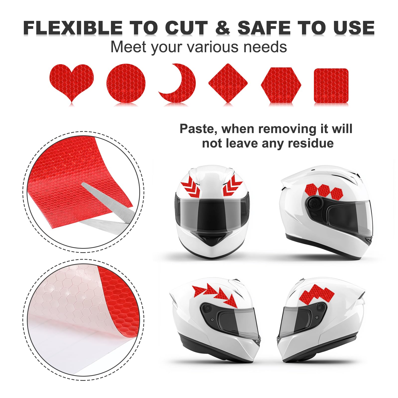 Bande Réfléchissante Autocollante - 10 Cm X 5 M - étanche - Haute Visibilité Pour Véhicules, Vélos, équipements