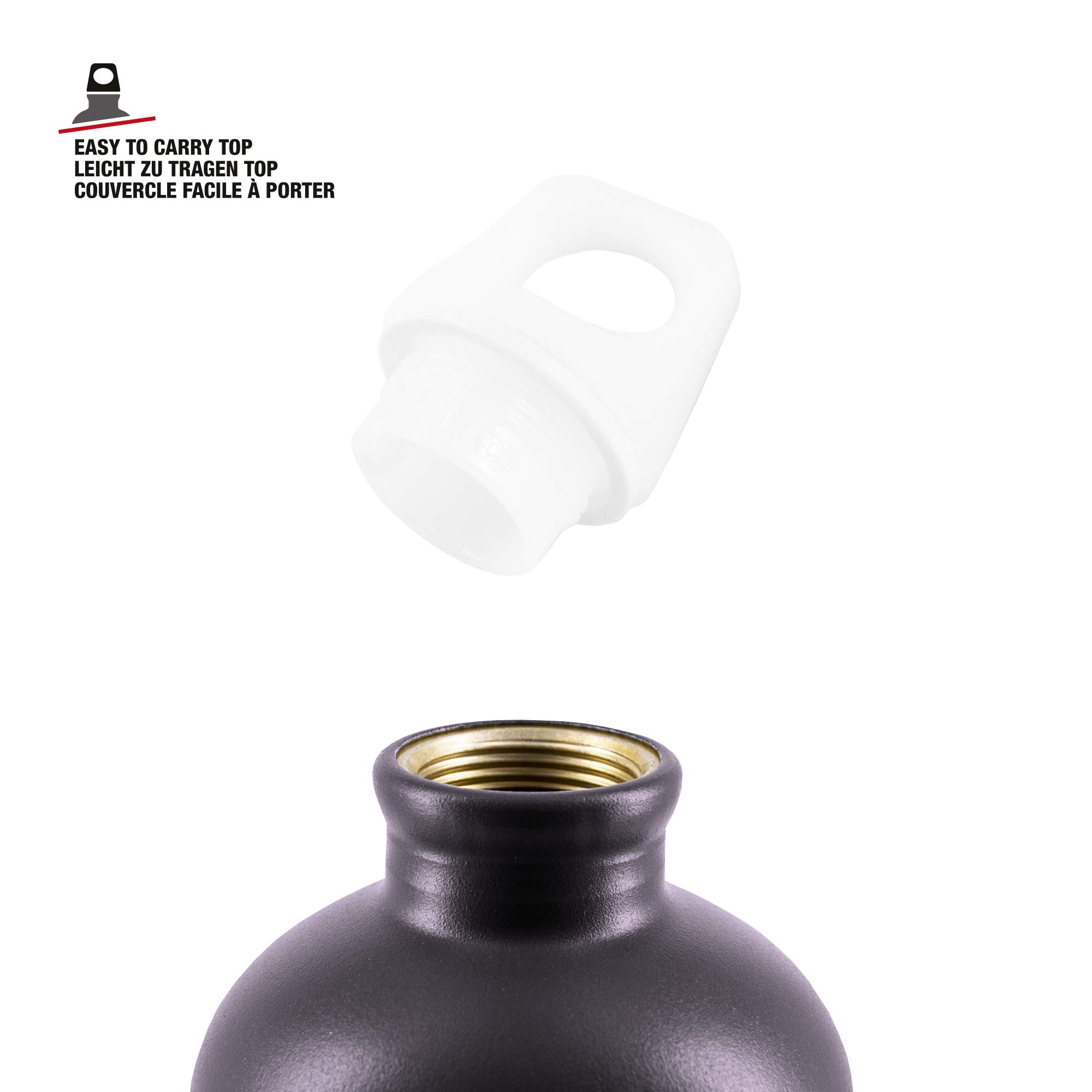 SIGG Zamknięcie Screw Top (One Size), część zamienna do butelki SIGG z wąską szyjką lub adapterem WMB, szczelne zamknięcie