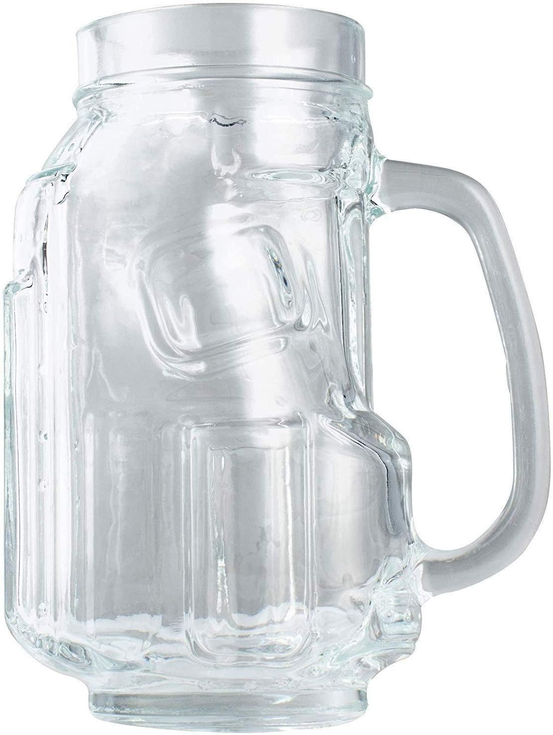 Unisex Golf Bag Shaped Beer Mug with Handle Dishwasher Safe Clear, 15