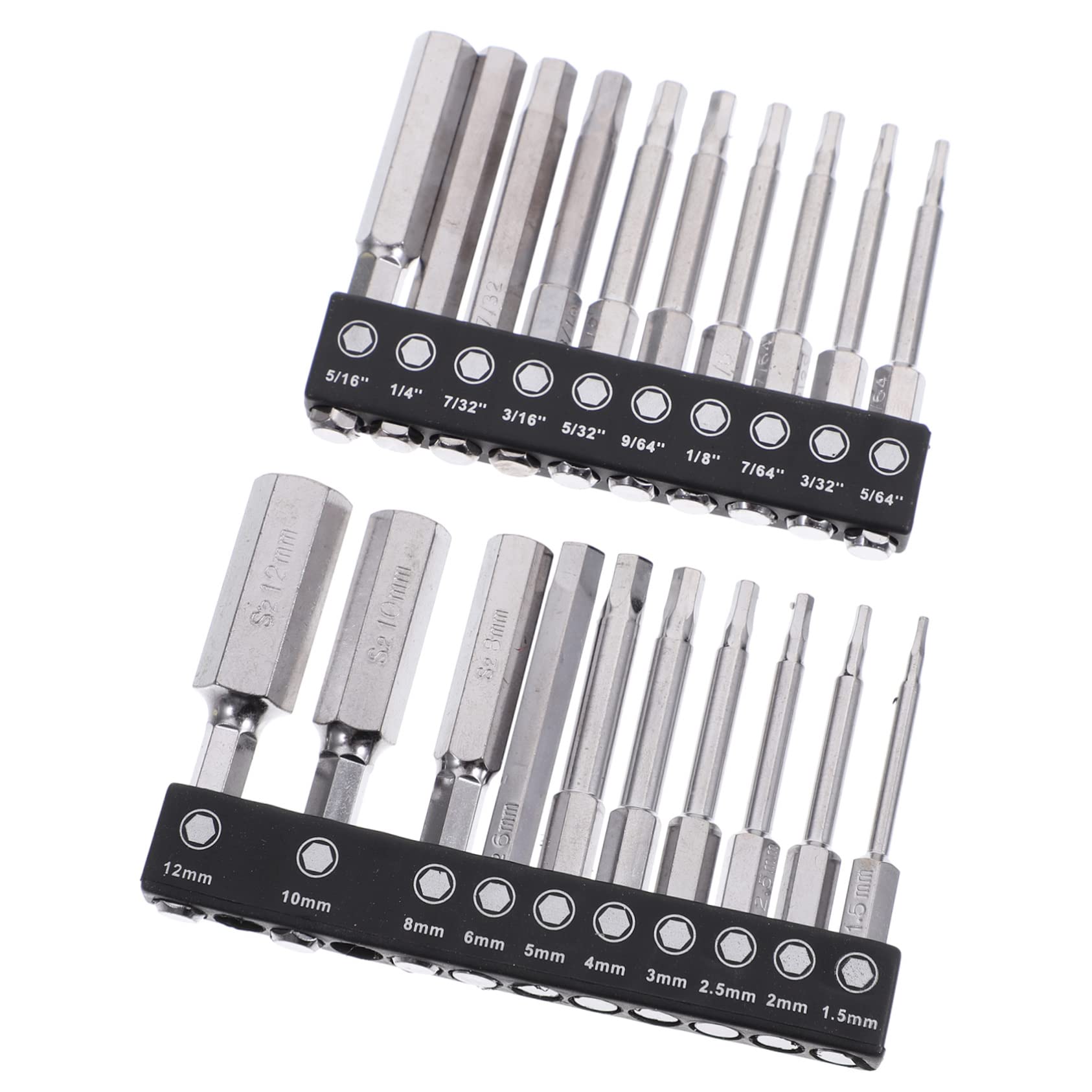 Brocas métricas de resistente metal para proyectos de bricolaje en casa pack de 20 piezas