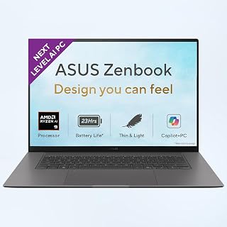 ASUS Zenbook S16 (2026),AMD Ryzen AI 9 465,AMD Radeon iGPU,32GB RAM, 1TB SSD,Touch Screen,OLED, 16" (40 cm),Windows 11,M365 Basic(1 Y)* Office 2024,Antrim Gray, 1.50 kg, UM5606GA-SR248WS,Co-Pilot+ PC
