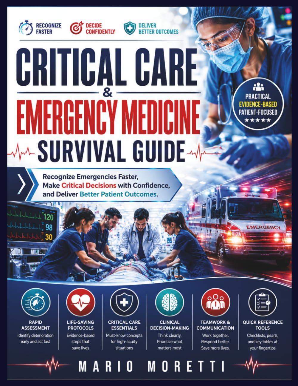 CRITICAL CARE & EMERGENCY MEDICINE SURVIVAL GUIDE: Recognize Emergencies Faster, Make Critical Decisions with Confidence, and Deliver Better Patient Outcomes