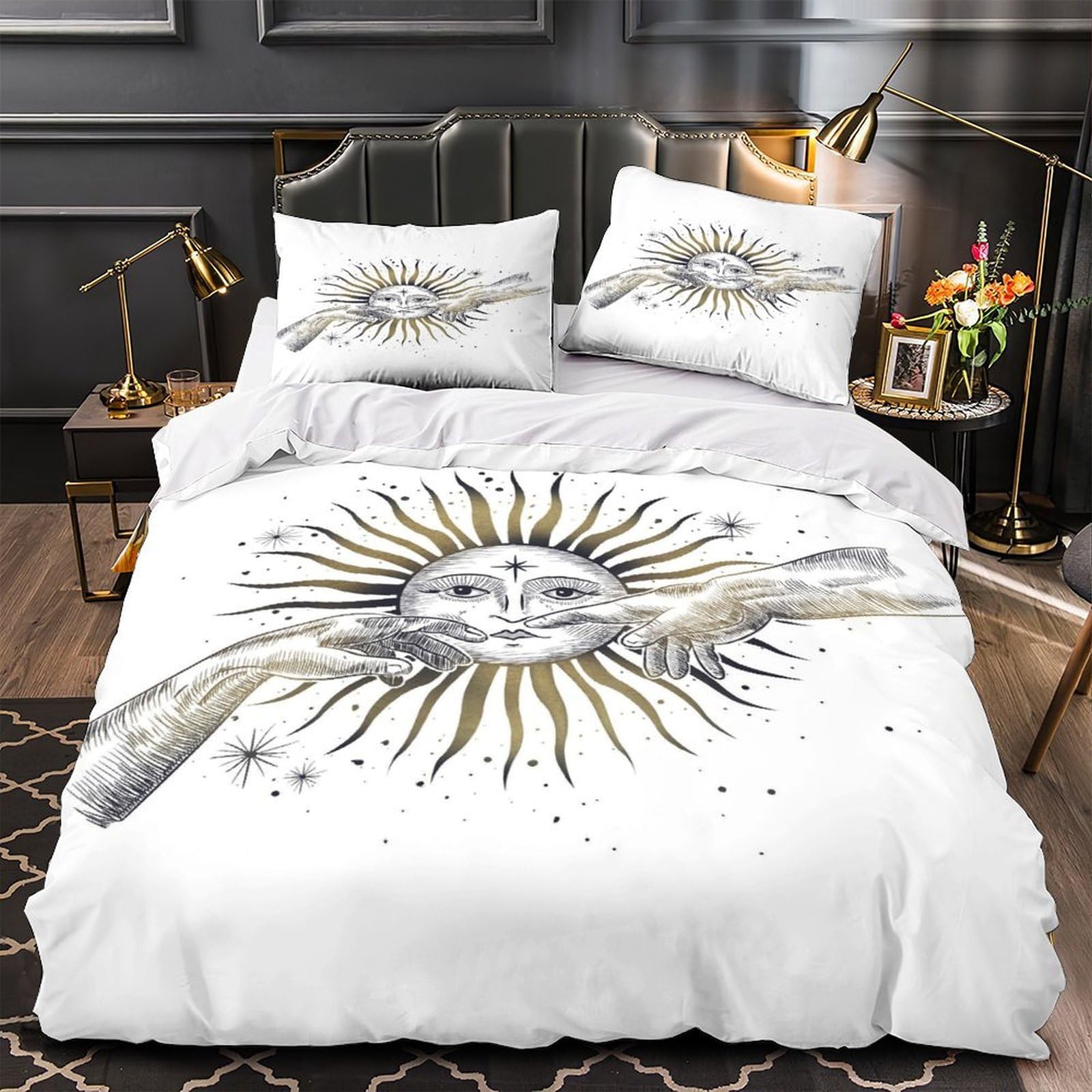 Housse de couette grue anti-acariens 260x220 pour un sommeil sain et ultra doux