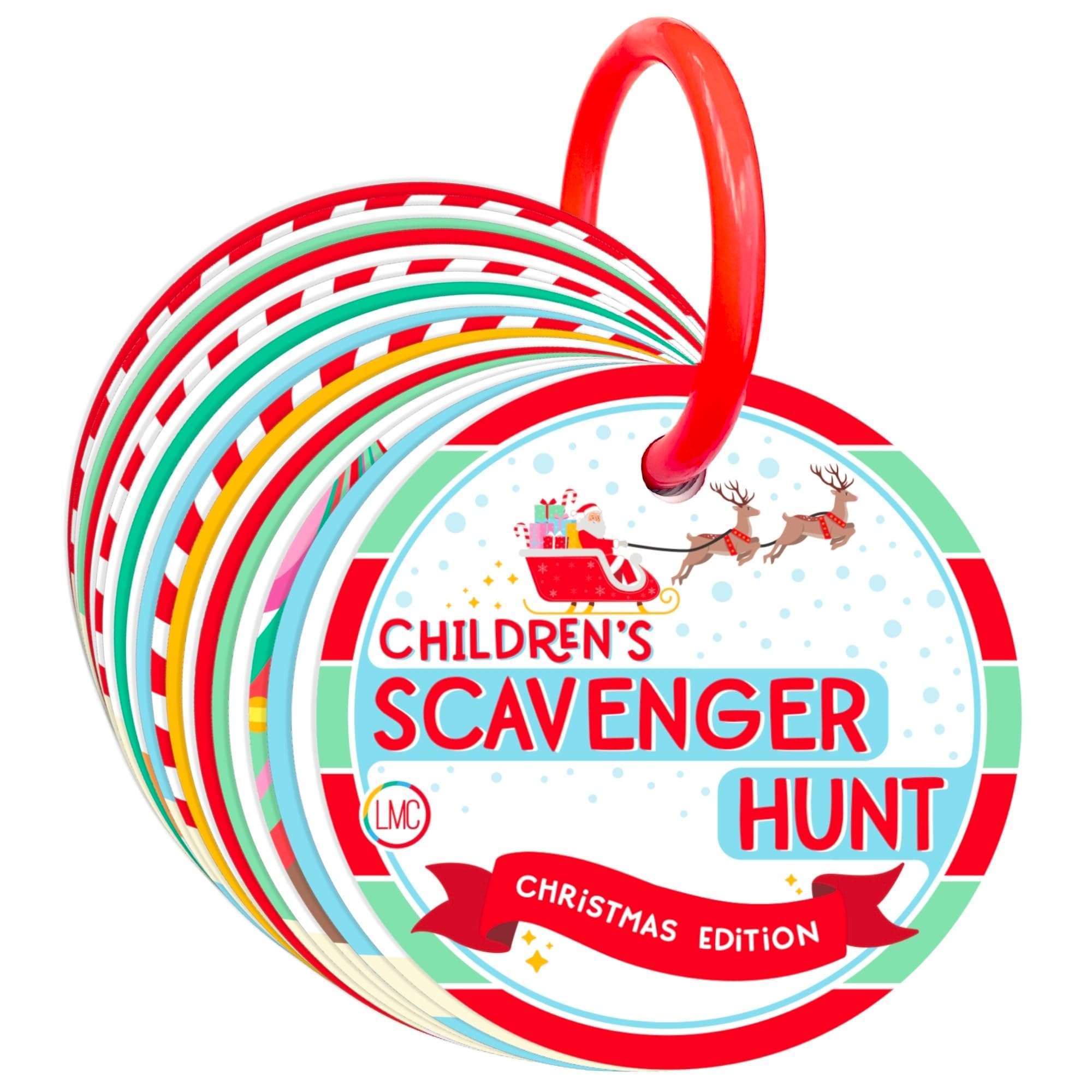 Children's Scavenger Hunt | Toddler Activities | Games for 2, 3 Year Old's & Up | Kids Educational Scavenger Hunt Cards (Christmas Edition)