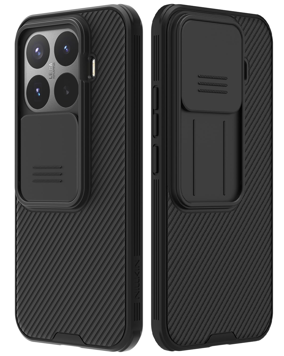 CamShield Pro Back Cover Case for Xiaomi 17T, Slide Camera Lens Protection, Shockproof Hard PC + TPU Slim Anti-Fingerprint Scratch Resistant Mobile Phone Cover Made for Xiaomi 17T 5G (Black)-image-42
