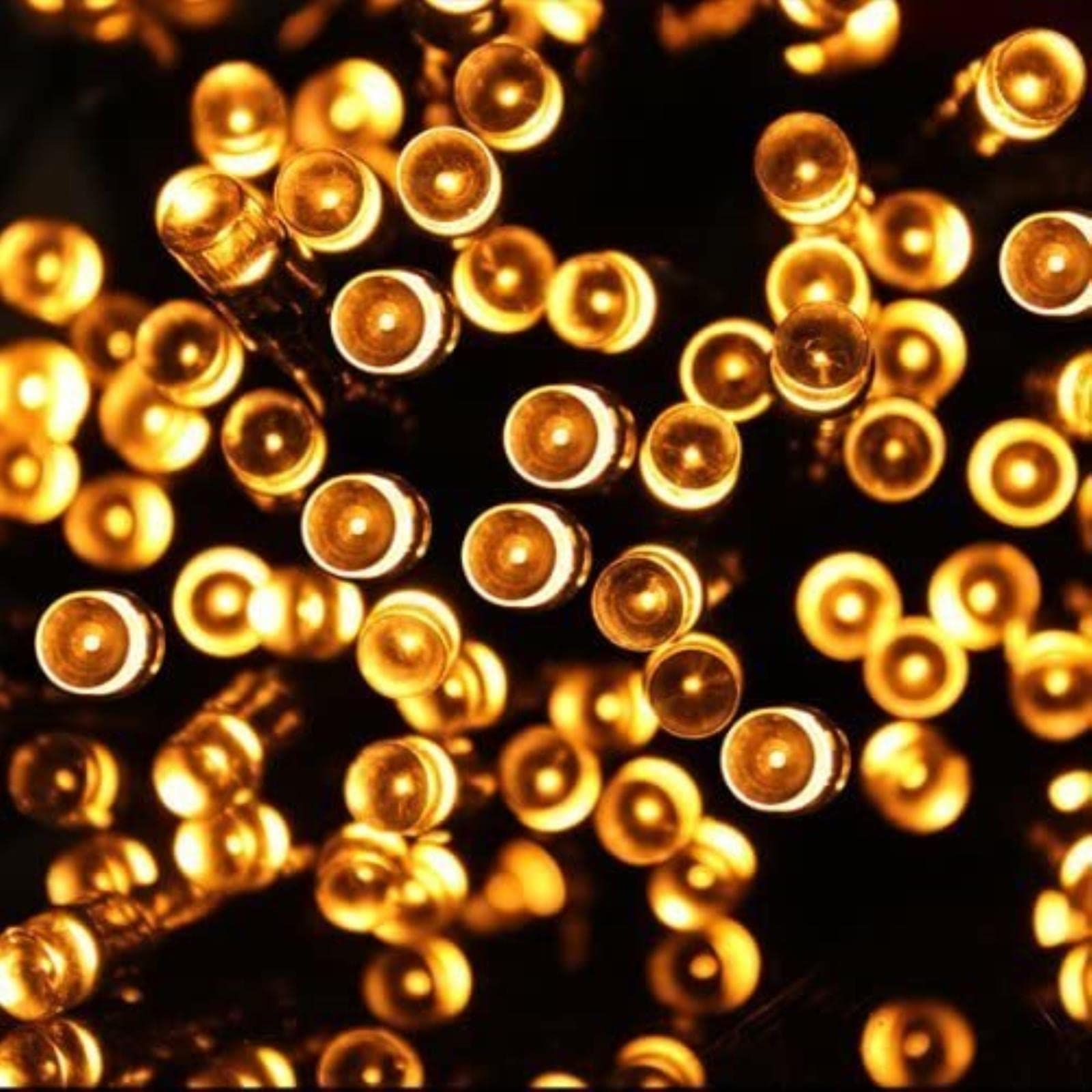Łańcuchy świetlne LED zasilane energią słoneczną, wodoodporne 12m 100 diod LED Biały kolor 2 tryby Słoneczne bajkowe łańcuchy świetlne na zewnątrz, ogrody, domy, wesele, przyjęcie świąteczne (ciepła