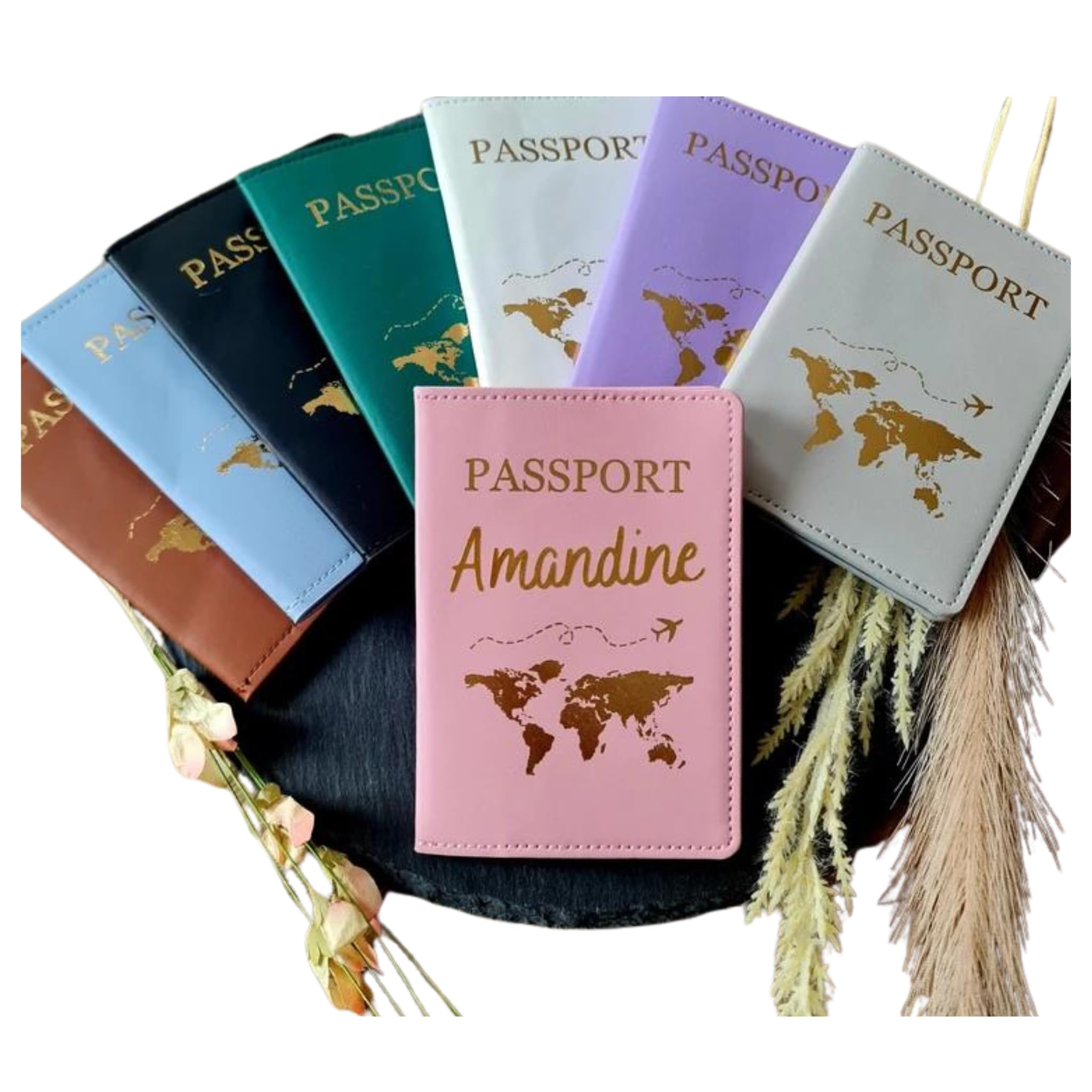 Protège Passeport Personnalisé avec Prénom