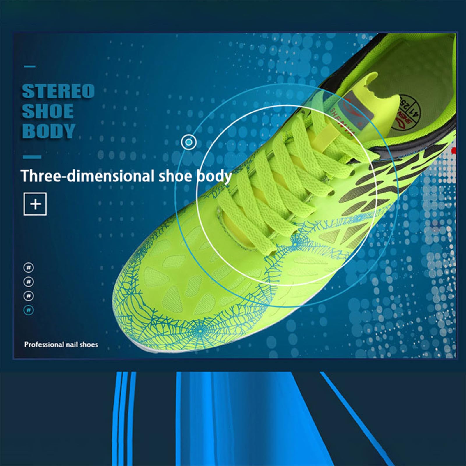 Respirable Cómodas Zapatos de Pista y Campo,Unisex Zapatillas Deportivas Antideslizantes con Clavos y Sprint,Zapatillas De Atletismo para Hombre y Mujer