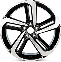 Vista 8 de For 2018-2022 Honda Accord 19 Inch Machined Black Alloy Rim - OE Direct Replacement - Road Ready Car Wheel