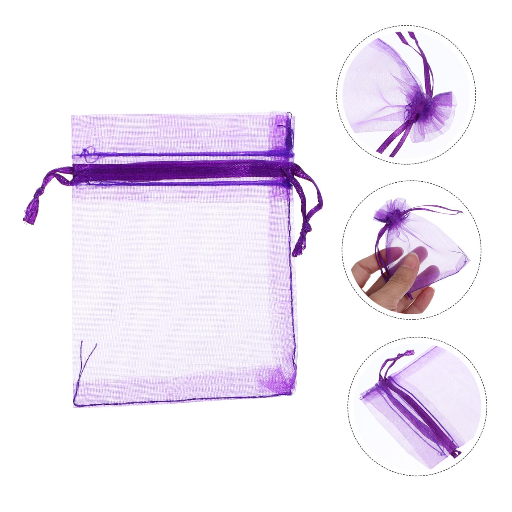 TOPBATHY 300 STK Tasche mit Kordelzug Duftsäckchen Lavendelbeutel für Trockenblumen kleine Netztaschen Leere Duftbeutel Leere lavendelsäckchen Beutel Lavendelsäckchen Lavendelsäckchen