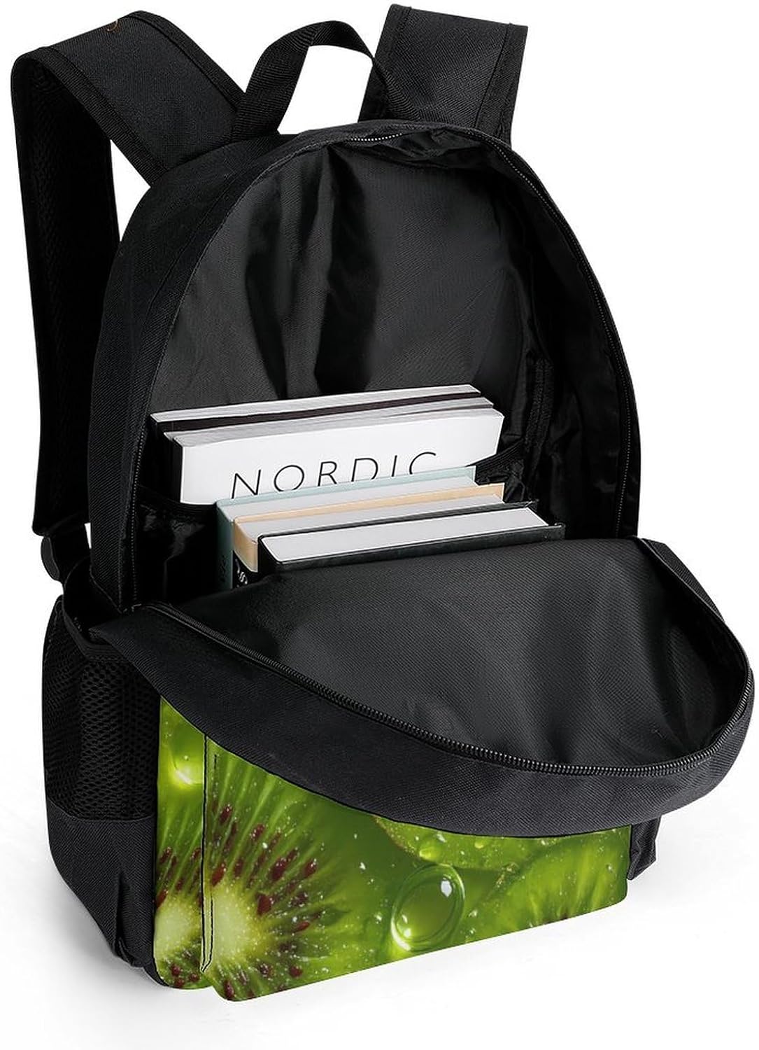 Kiwi Print Travel Backpack Casual Laptop Bag image 5